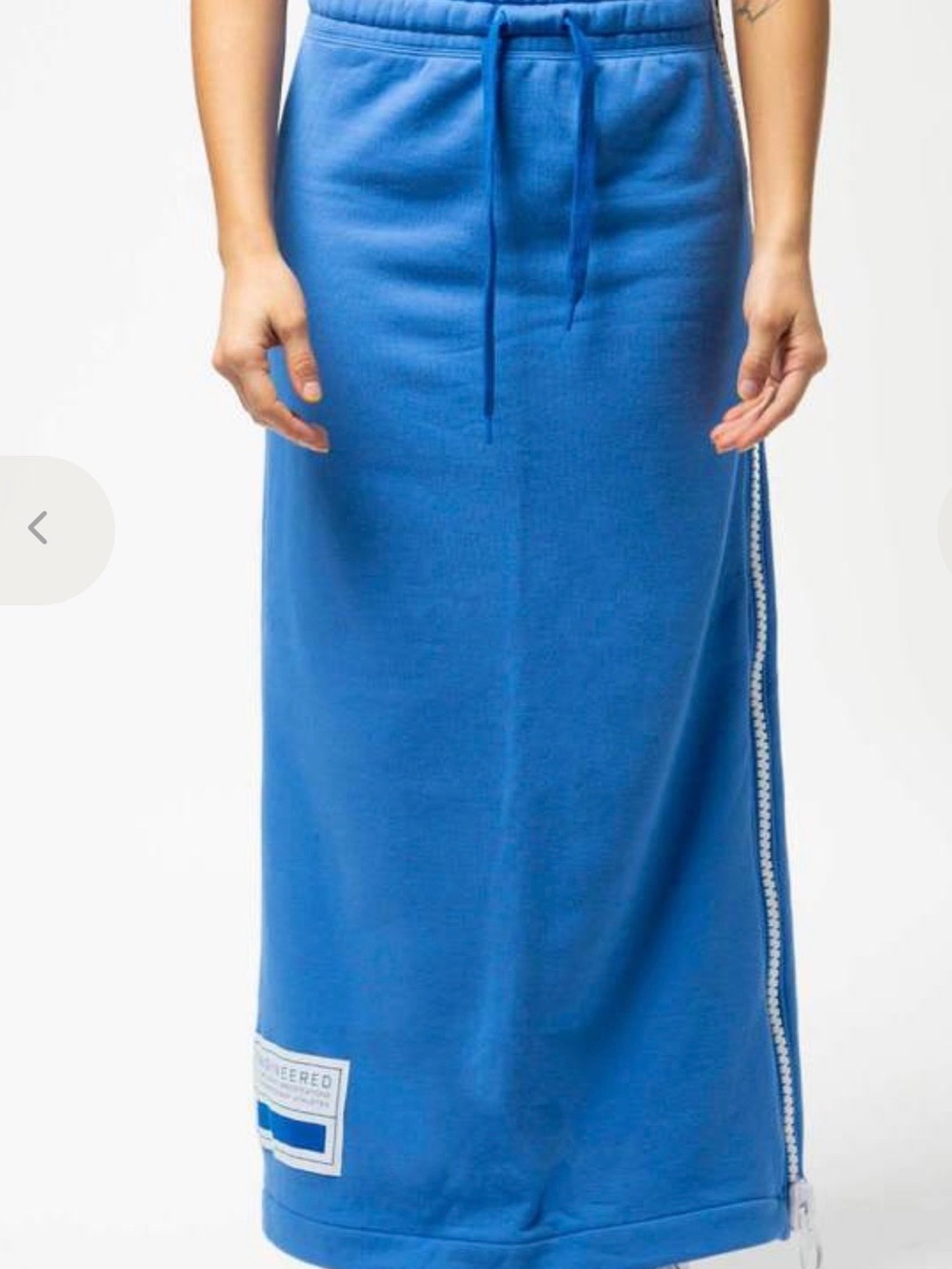 Nike Royal Blue Drawstring Maxi Skirt